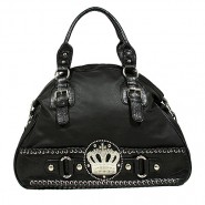 Crown Charm Bowling Bags - Black - BG-28059BK